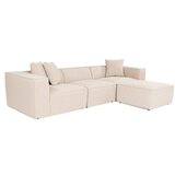 Atelier Del Sofa ugaona garnitura Lora (L1 O1 1R POUFFE ) Peach | ePonuda.com