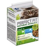 PerfectFIT Natural Vitality Adult 1+ - Globokomorske ribe in puran (6 x 50 g) | shoptok.hr