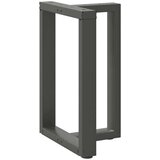  Noge za jedilno mizo v obliki črke T, 2 kosa, antracitne 50x35x(72-73) cm, jeklo, (22123749) | Shoptok.si