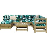  8-dijelni set vrtnih sofa od impregnirane borovine Cijene