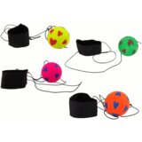 Lopta PU na elastici 6 cm - boju biramo nasumično | shoptok.hr