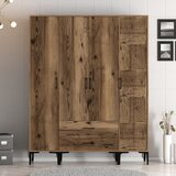 Hanah home Garderober Kumsal STP, 160x201.4x47.5 cm, Braon | ePonuda.com