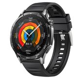 INF Združljiv s Huawei GT5: Valovit športni pašček za Huawei WATCH GT5 Black, (5000080004) | Shoptok.si