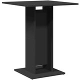 Bistro stol crni 60 x 60 x 75 cm od konstruiranog drva | shoptok.hr