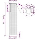  Venecijanska žaluzija Srebrno siva 213 x 50 cm PVC, (5000178538) | Shoptok.si