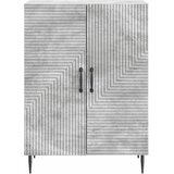  Kreveta Betonska siva 66 x 34,5 x 89,5 cm Konstruirano drvo | shoptok.hr