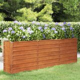 vidaXL Povišena vrtna gredica boja hrđe 240 x 40 x 77 cm čelik COR-TEN | shoptok.hr