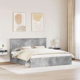  Konstrukcija postelje Beton 180 x 200 cm Masivno borovo les, (5000104176) | Shoptok.si