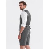 Ombre Elegant men's set suit vest + shorts | Shoptok.si