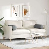 vidaXL valjkasti jastučići 2 pcs tamno siva Ø 25 x 70 cm tkanina | shoptok.hr