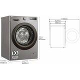 Pralni stroj Perilica rublja LG F4WR5009A6M 60 cm 1400 rpm 9 kg | shoptok.hr