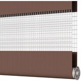 vidaXL Zebra senčilo rjave 115x150 cm tkanina širina 110,9cm poliester | Shoptok.si
