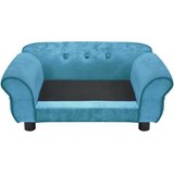 SOFA za pse tirkizna 72 x 45 x 30 cm plišana | Eponuda.com