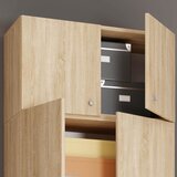 MID.YOU Večnamenska Omara Lona Xxl, Hrast | Shoptok.si
