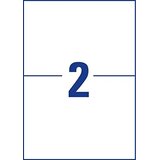 Avery Zweckform Zelo odporne odstranljive poliesterske etikete, bele 210 x 148 mm | Shoptok.si