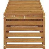  Vanjska stolica klupa Prirodna 115 x 43 x 37 cm - Prirodna 115 cm Zatvoren prostor za noge | shoptok.hr