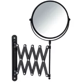 Wenko kozmetičko ogledalo (povećanje: 3-struko, promjer: 17, crne boje)