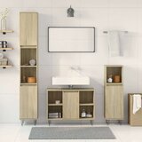 vidaXL 3-dijelni set kupaonskog namještaja boja hrasta sonome drveni | shoptok.hr