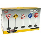 Veliki set edukativnih prometnih znakova 82 cm - 5 znakova | shoptok.hr