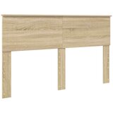 vidaXL Konstrukcija postelje z vzglavjem Sonoma hrast 150 x 200 cm, (5000141772) Cene