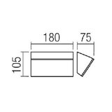 Redo 90017 - LED spoljašnje zidno svetlo TOKYO LED/12W/230V IP54 | Eponuda.com
