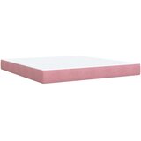  Krevet s oprugama i madracem ružičasti 180x200 cm baršunasti | shoptok.hr