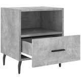  Noćni ormarići 2 kom boja betona 40x35x47,5cm konstruirano drvo | shoptok.hr