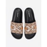 SEASTAR Black and brown flip-flops with decoration | Shoptok.si