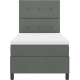  Krevet s opruga kutije Tamno siva 90 x 200 cm tkanina | shoptok.hr