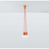  Sollux SL.0585 - Narandžasti luster na sajli DIEGO 3xE27/60W/230V | Eponuda.com