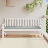  Jastuk za vrtnu klupu prošarano svjetlosivi 180x50x7 cm tkanine | shoptok.hr