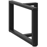  Noge za klub stolić T-oblika 2 kom Crne 70x25x(42-43) cm Čelik | shoptok.hr