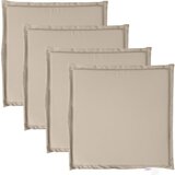 The Living Store Blazina za vrtni sedež 4 kosi taupe 45x45x2 cm kvadratna - Blazina Za Vrtni Stol, (21461958) | Shoptok.si