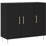 Maison Chic Komoda - Predalnik Črna 90x34x80 cm konstruiran les, (21716015) | Shoptok.si