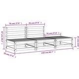  Sofa s osloncem za noge od impregnirane borovine | shoptok.hr