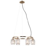  ITALUX PND-40814-6-HBR - Luster na sajli SIMONA 6xE14/40W/230V zlatni | Eponuda.com