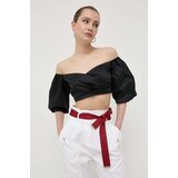 Guess Bluza za žene, boja: crna, glatka | shoptok.hr