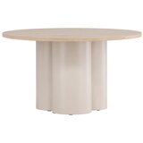 Venture Home Olivia klub stolić ⌀80 cm, izbijeljeni (whitewash) Slike