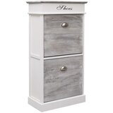 Ormarić za cipele sivi 50 x 28 x 98 cm od drva paulovnije | shoptok.hr