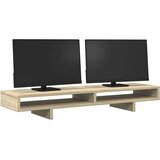 vidaXL Stalak za monitor boja hrasta 100x27x15 cm konstruirano drvo | shoptok.hr