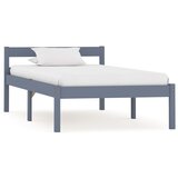 Maison Chic Posteljni okvir - Enojna postelja - Postelja za odrasle siv iz trdne borovine 90x200 cm-J9006, (21770158) | Shoptok.si