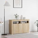 vidaXL Sideboard Sonoma hrast Inženjersko drvo 116 x 30 x 75 cm Cijene