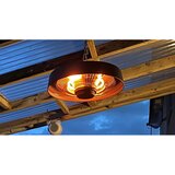 Tivoli viseči infrardeči grelnik (2.000 w, d x š x v: 485 x 485 x 216 mm, črne barve, IP55) | Shoptok.si