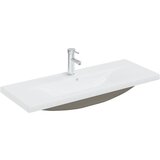 Maison Chic Vgradni Umivalnik - Kopalna umivalnik - Lavabo s pipo 101x39x18 cm keramičen bel, (21684654) | Shoptok.si