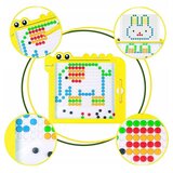 Woopie Montessori magnetna ploča za djecu MagPad, žuti dinosaur | shoptok.hr