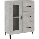  Komoda siva boja betona 69 5x34x90 cm od konstruiranog drva | shoptok.hr