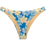 Pull&Bear Bikini hlačke mornarska / svetlo modra / rumena / svetlo roza