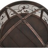  Rustična posuda za vatru sa žaračem 67,5 cm XXL čelična | shoptok.hr