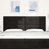  Nadstavek z gumbi, črn, 200 cm, žamet, (22051362) | Shoptok.si