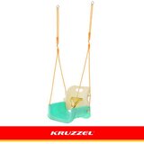 Kruzzel Dječja ljuljačka 3 u 1, krem ​​i tirkizna | shoptok.hr